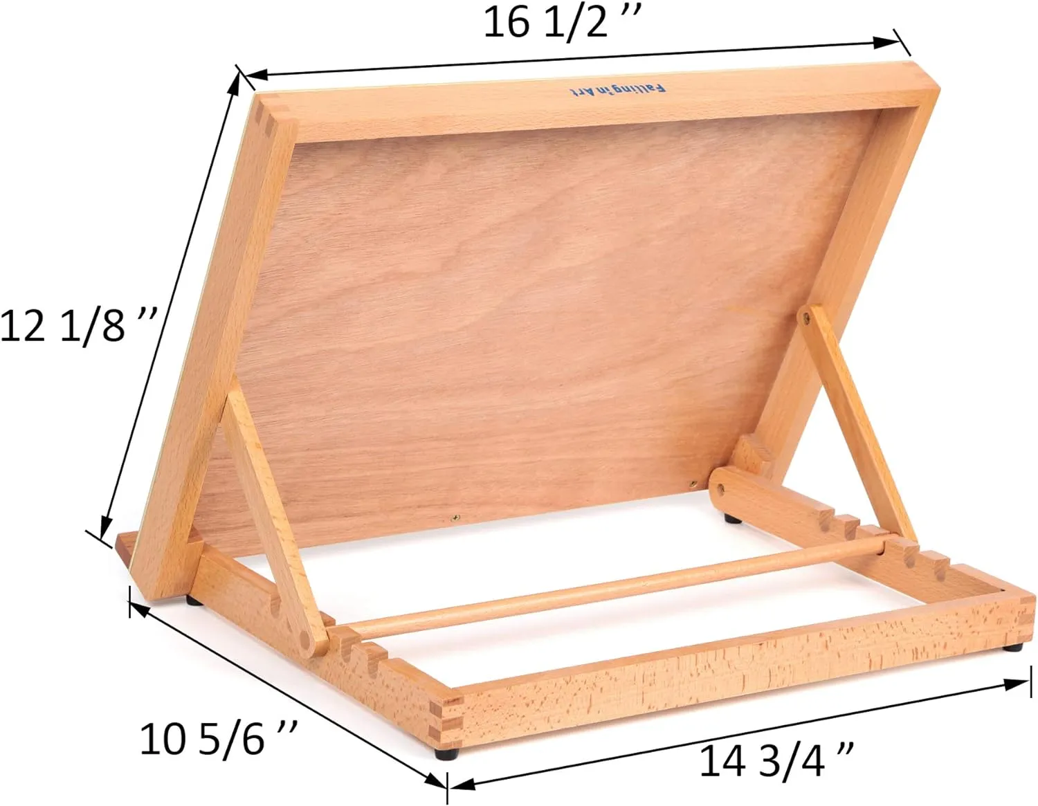 Falling in Art 5-Position Wood Drafting Table Easel Drawing and Sketching Board, 16 1/2 Inches by 12 1/8 Inches