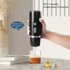 Portable Coffee Maker Espresso Machine Mini For Large And Small Capsules Fully Auto