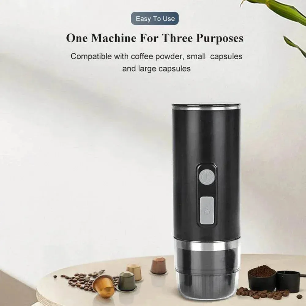 Portable Coffee Maker Espresso Machine Mini For Large And Small Capsules Fully Auto