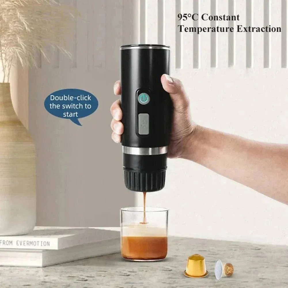 Portable Coffee Maker Espresso Machine Mini For Large And Small Capsules Fully Auto